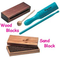 Wood and Sand Blocks